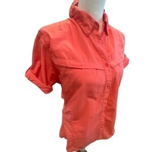 World Wide Sportsman Women's Fishing Shirt - Size Medium - Pink